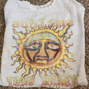 Sublime Sun Oversized Crew Neck Sweatshirt